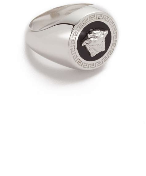 mens versace pinky ring|Versace men's wedding rings.